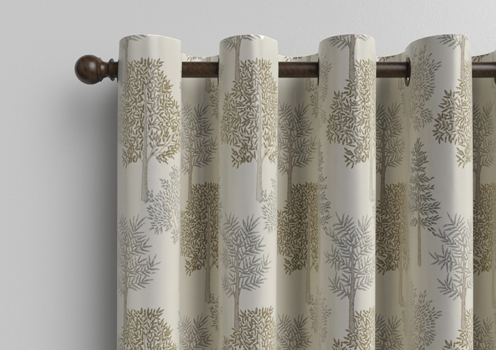 Coppice Faux Silk, Bronze - Made to Measure Curtain - Image 12